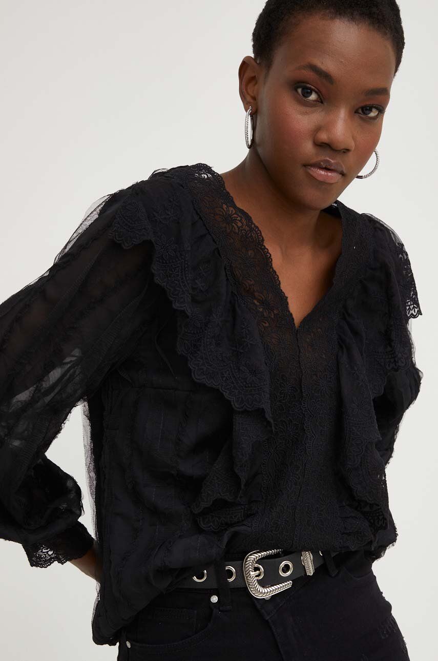 Answear Lab bluzka damska kolor czarny