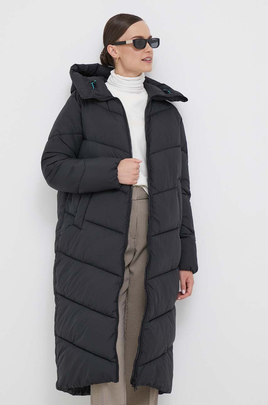 Save The Duck kurtka damska kolor czarny zimowa