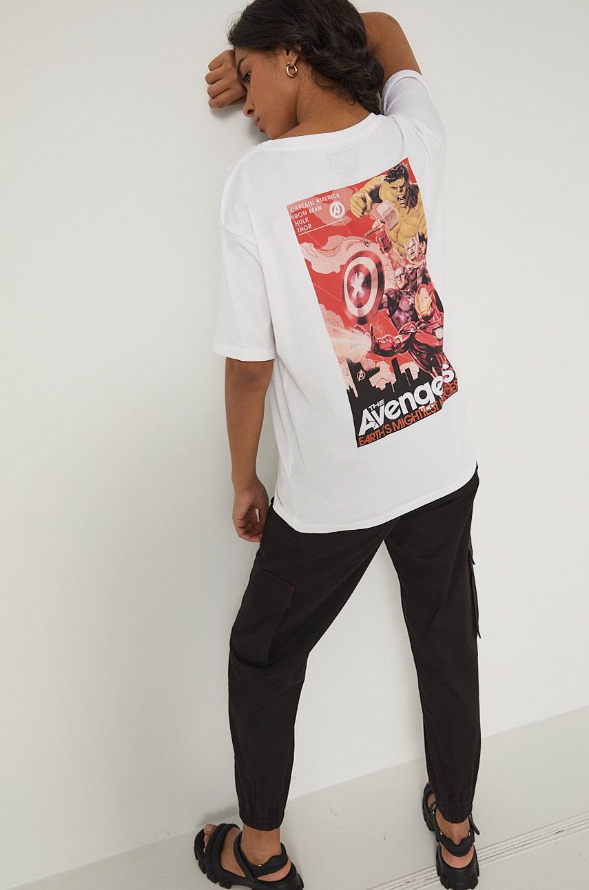 Medicine t-shirt bawełniany kolor biały