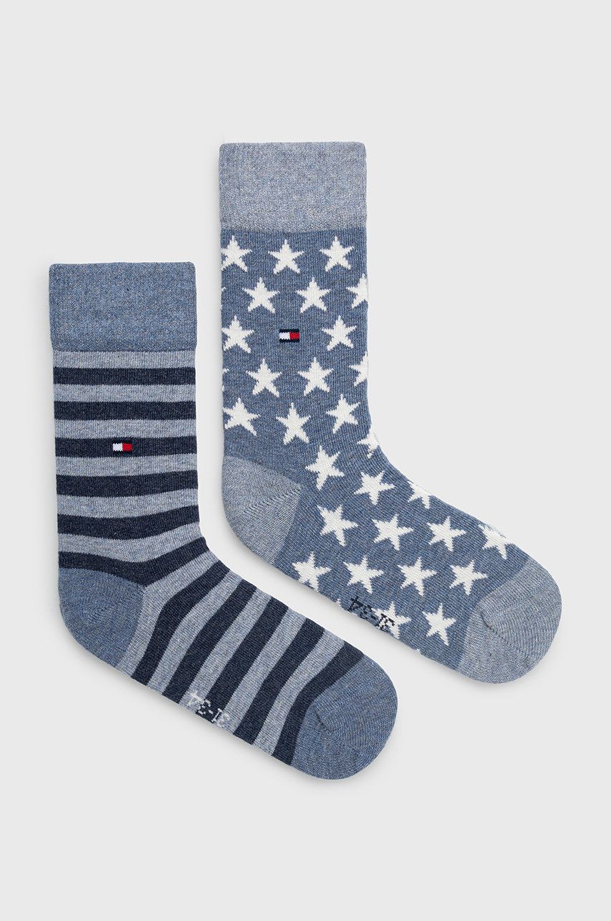 Tommy Hilfiger skarpetki dziecięce (2-pack) kolor niebieski