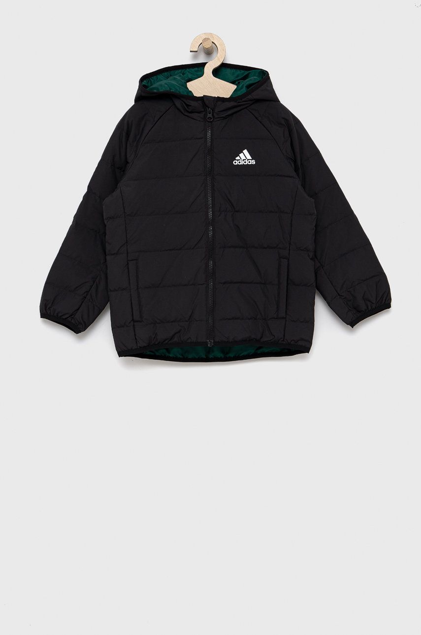 adidas Performance Kurtka puchowa dziecięca H45034 kolor czarny