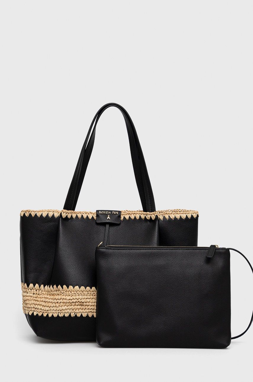 Patrizia Pepe torebka kolor czarny