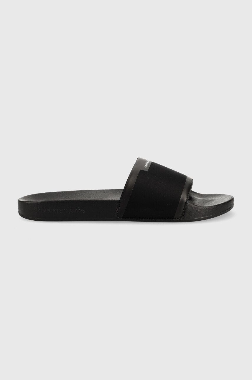 Calvin Klein Jeans klapki Slide Neoprene męskie kolor czarny
