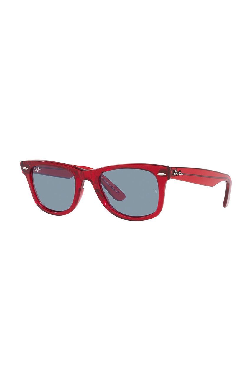 Ray-Ban okulary WAYFARER 0RB2140 kolor czerwony