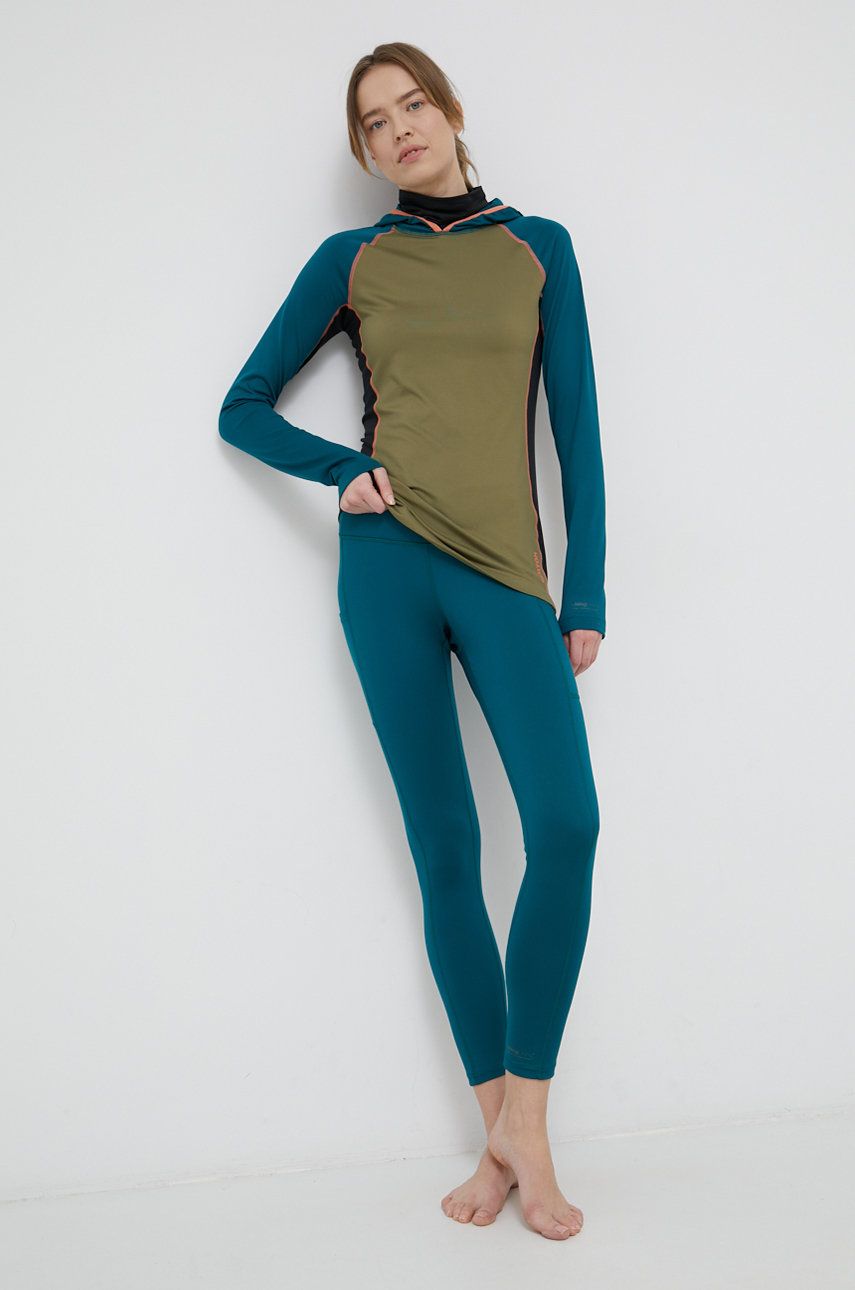 Burton longsleeve funkcyjny damski kolor beżowy