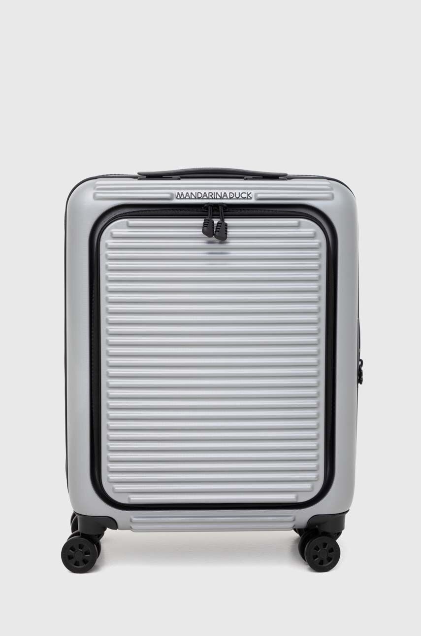 Mandarina Duck walizka kolor szary