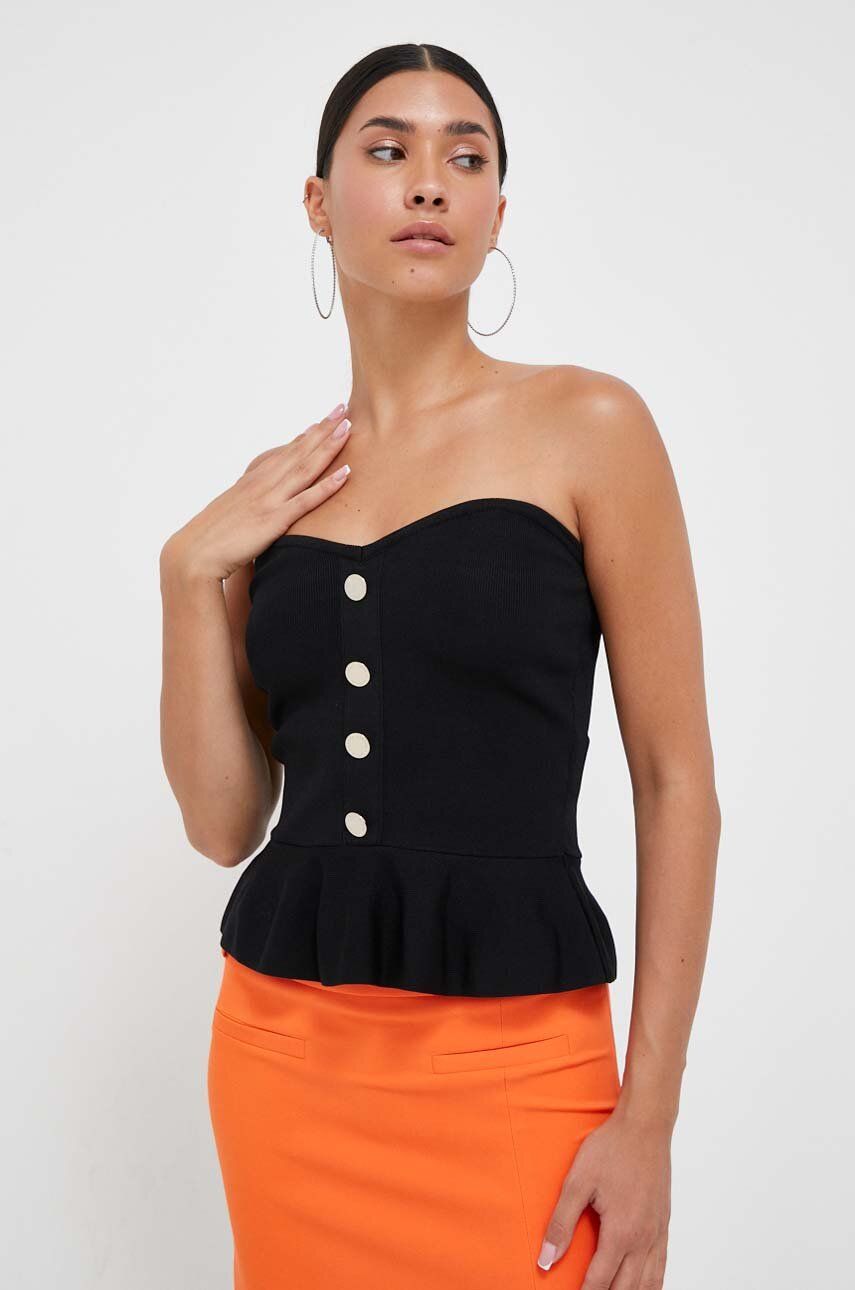 Morgan top damski kolor czarny