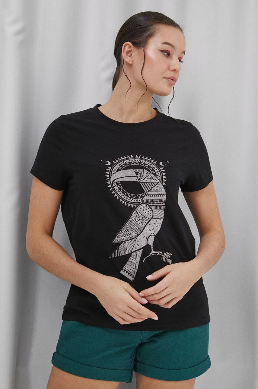 Medicine t-shirt damski kolor czarny