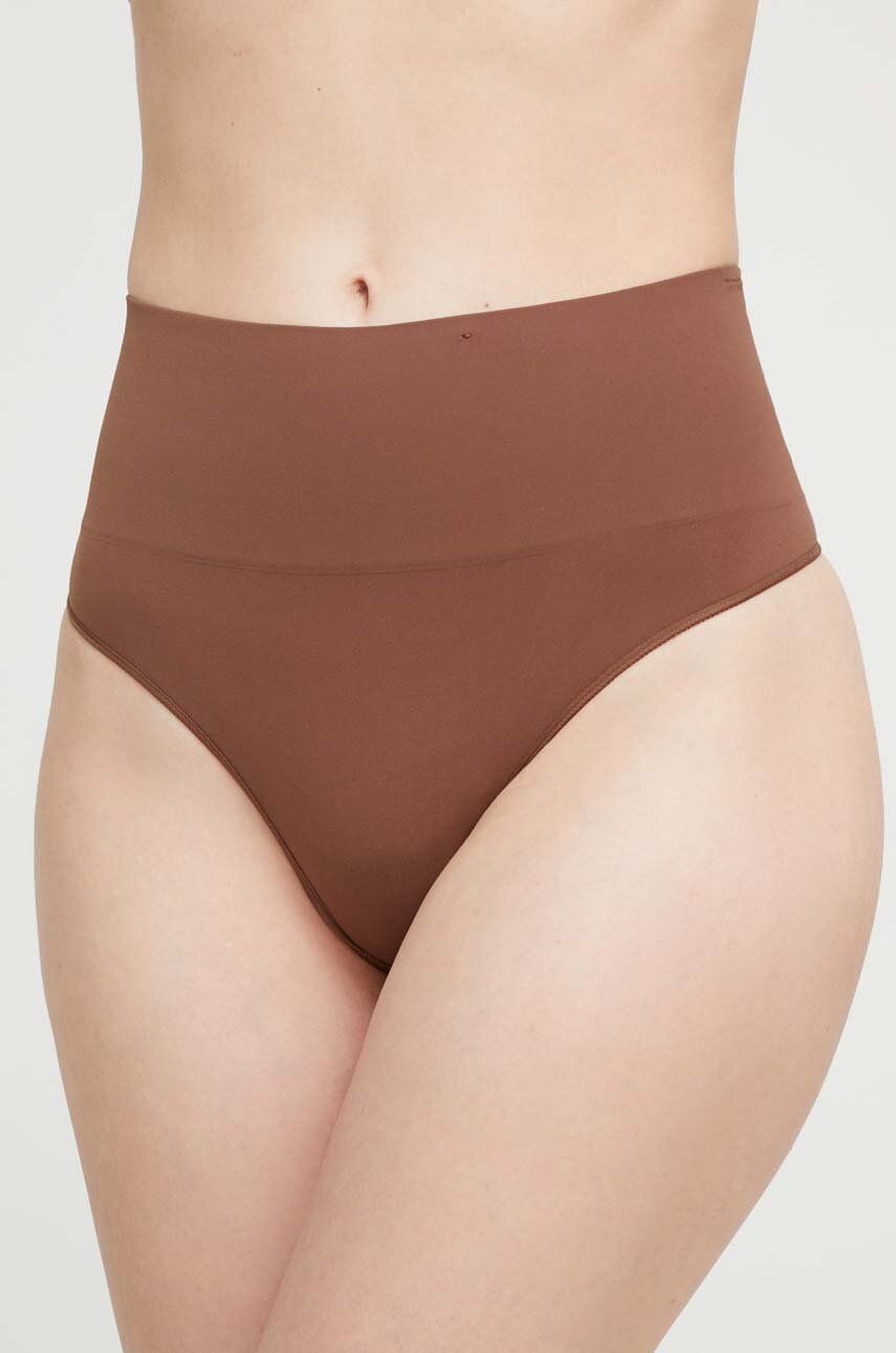 Spanx stringi modelujące kolor brązowy
