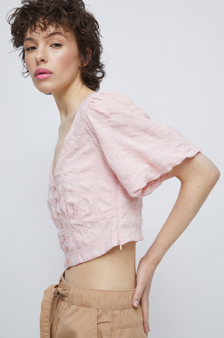 Medicine bluzka damska kolor różowy