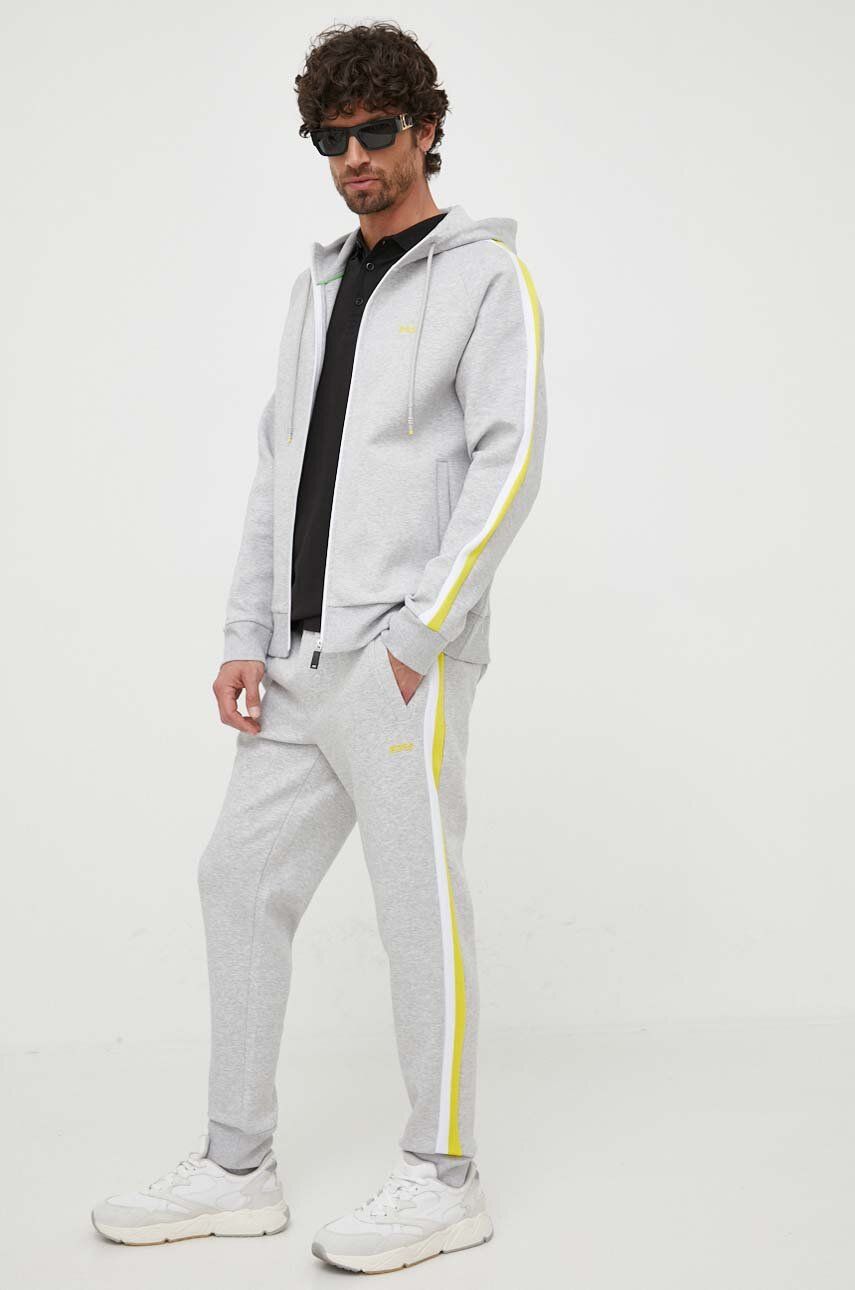 Boss Green dres męski kolor szary