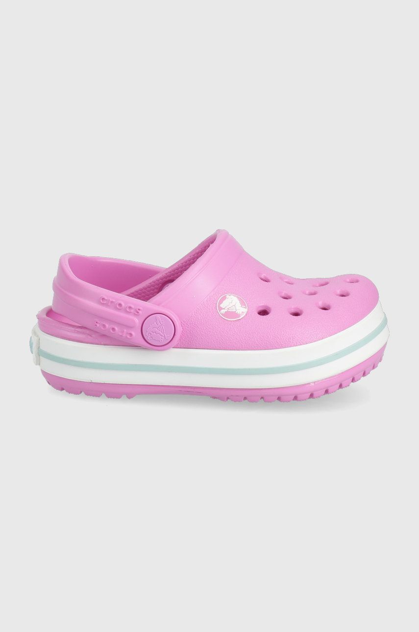 Crocs klapki dziecięce kolor różowy