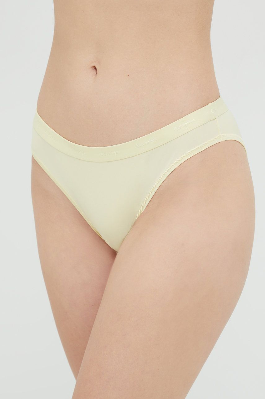 Calvin Klein Underwear figi kolor żółty