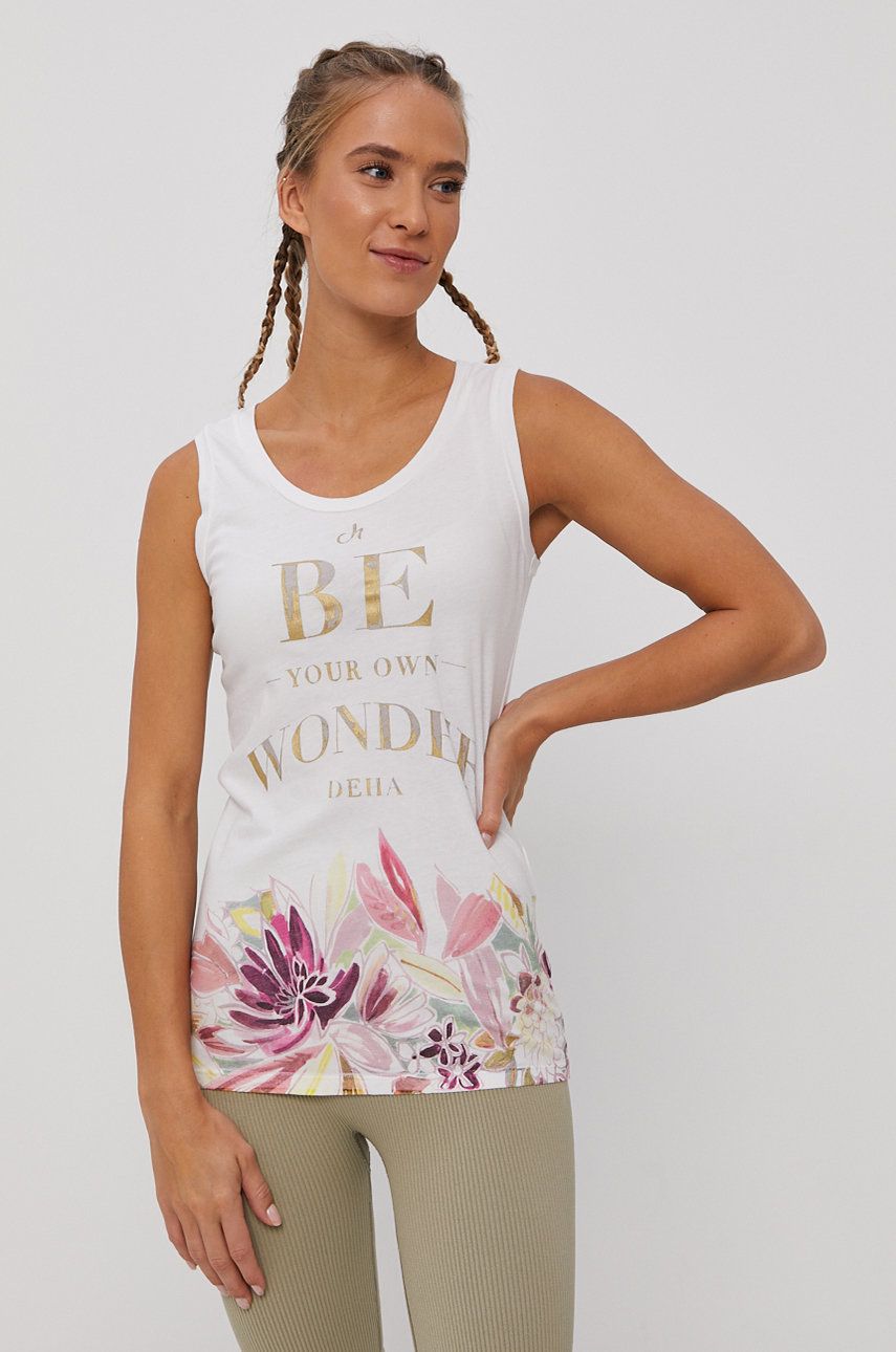 Deha Top damski kolor biały