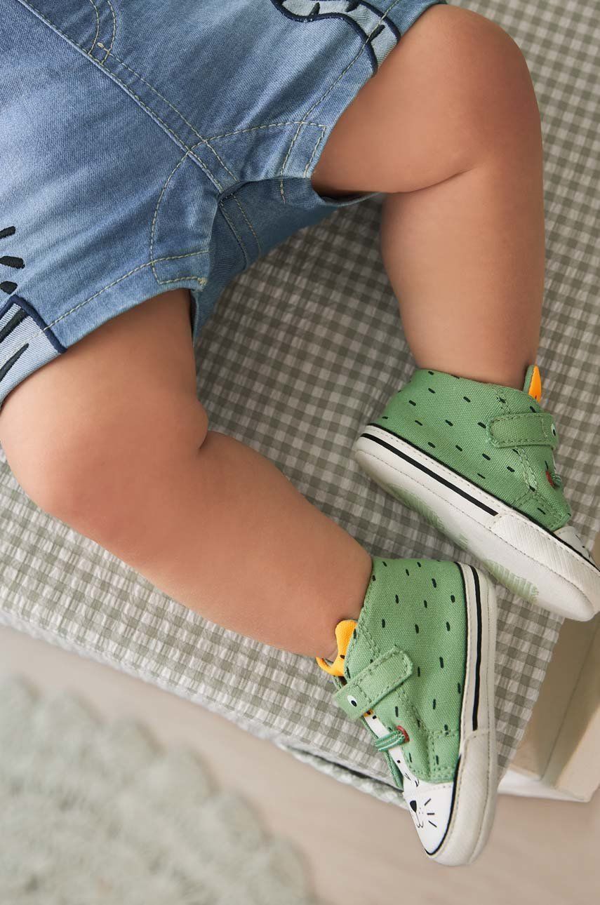 Mayoral Newborn sneakersy niemowlęce kolor zielony
