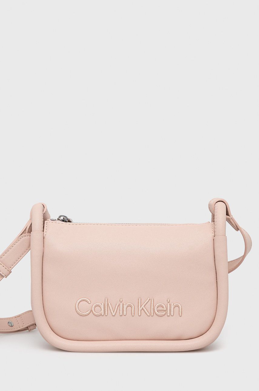 Calvin Klein torebka kolor różowy