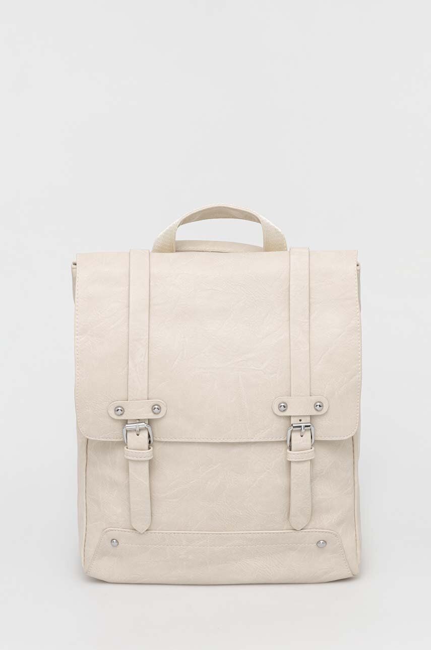 Answear Lab plecak damski kolor beżowy duży gładki