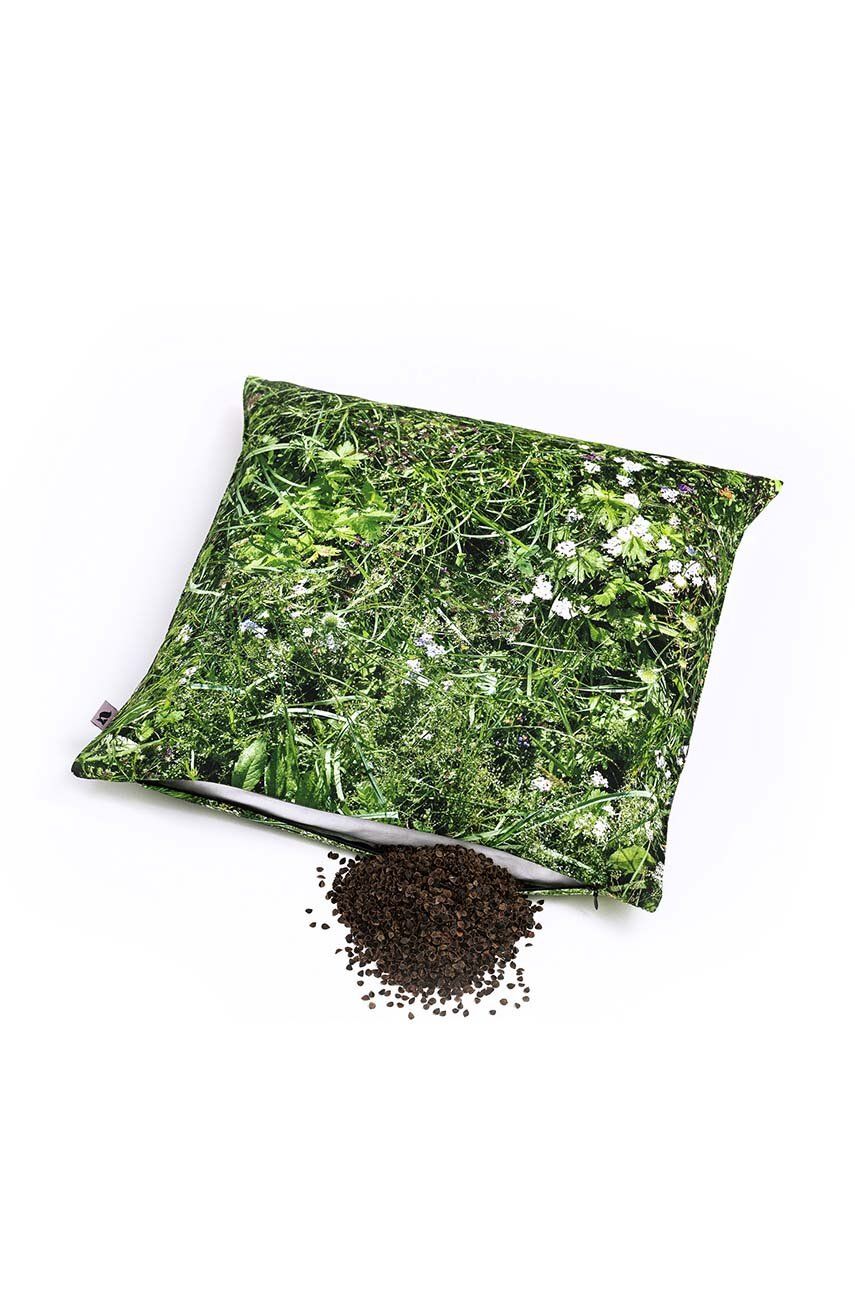 Foonka poduszka wypełniona łuską gryki Alpejska Łąka 40x40 cm