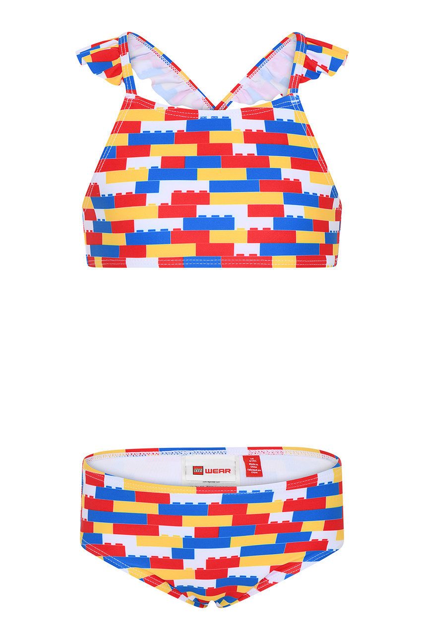 Lego strój kąpielowy dziecięcy kolor czerwony