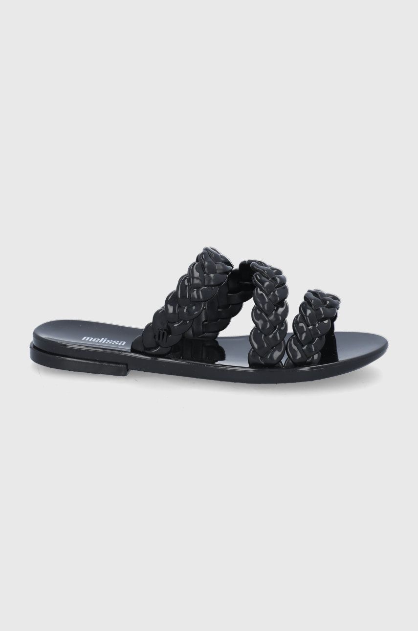 Melissa klapki Wrap damskie kolor czarny