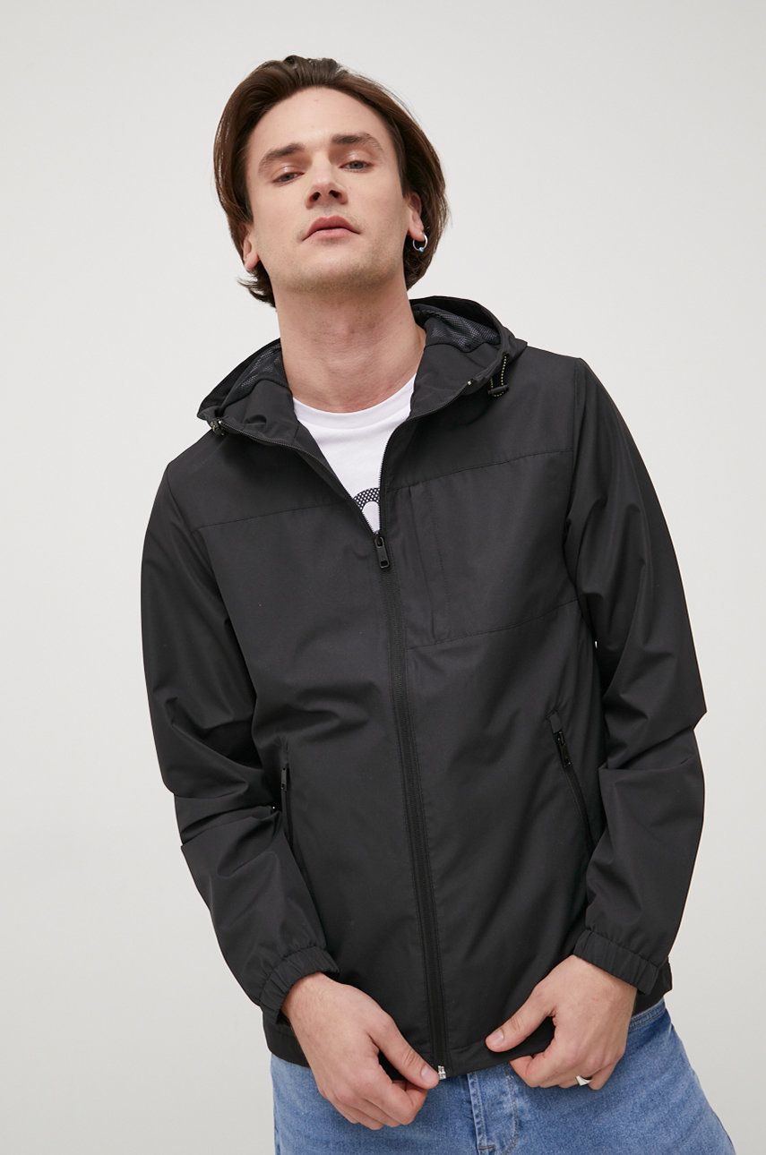Only & Sons kurtka męska kolor czarny przejściowa