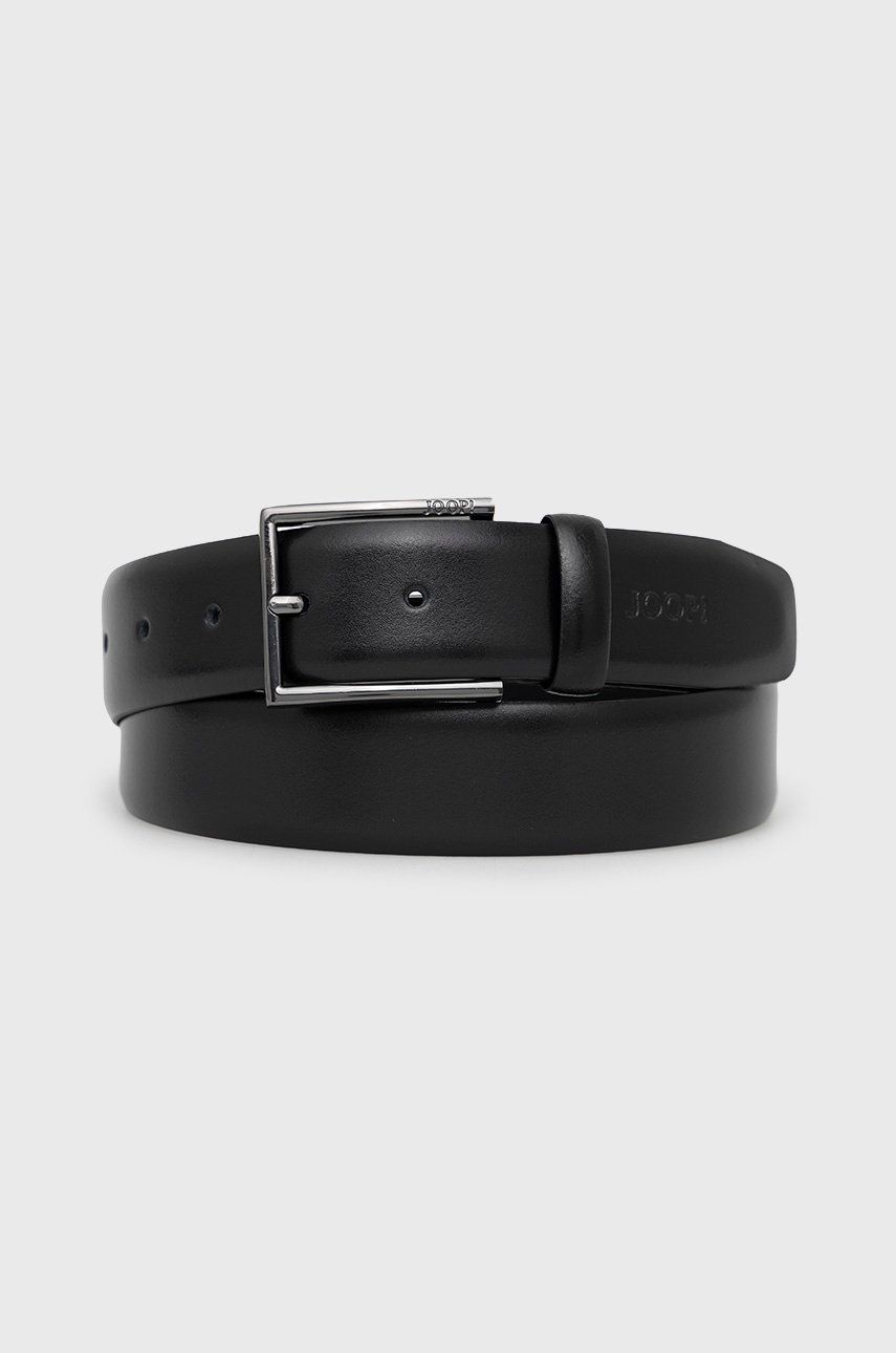 Joop! Pasek skórzany damski kolor czarny