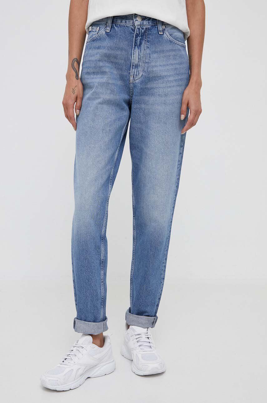 Calvin Klein Jeans jeansy damskie high waist