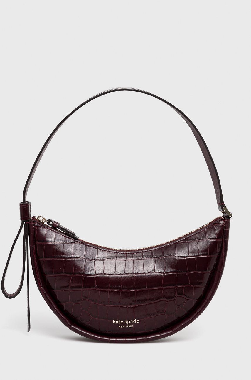 Kate Spade Torebka skórzana kolor fioletowy