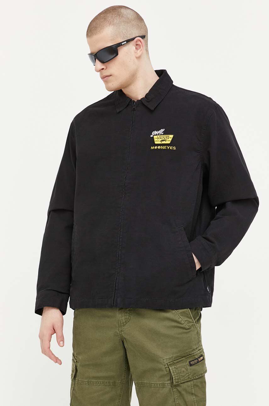 Vans kurtka Mooneyes męska kolor czarny przejściowa