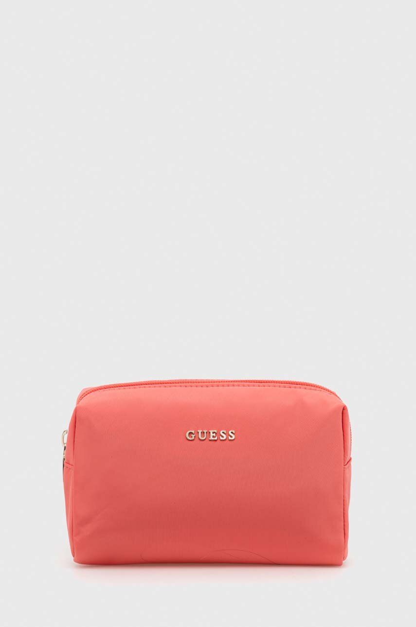 Guess kosmetyczka kolor różowy