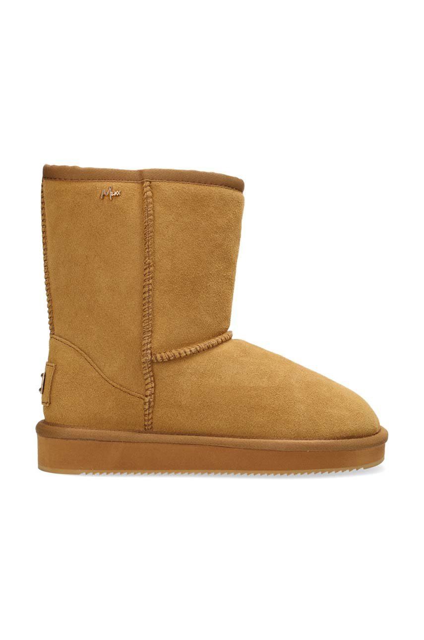 Mexx śniegowce zamszowe Biddy kolor brązowy