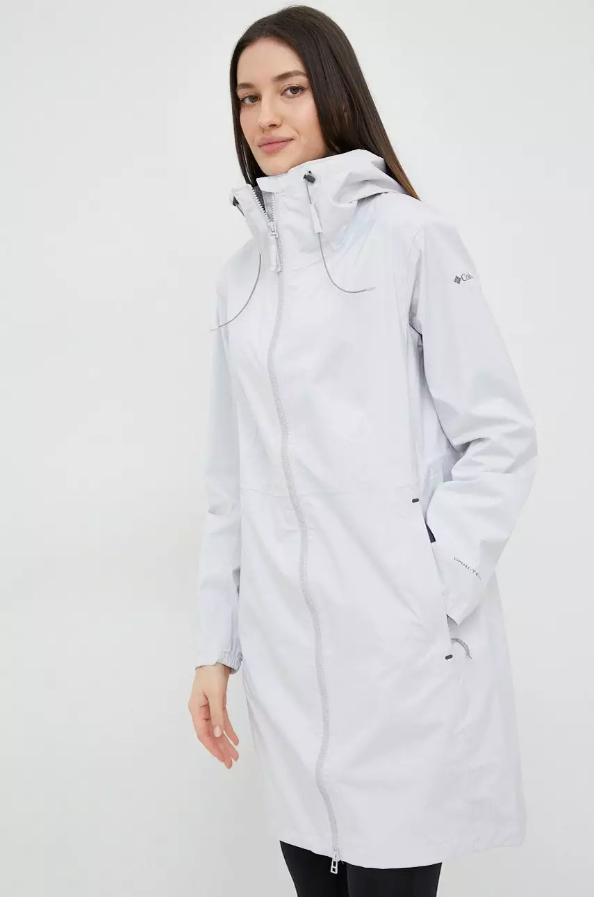 Columbia kurtka outdoorowa Weekend Adventure kolor szary przejściowa