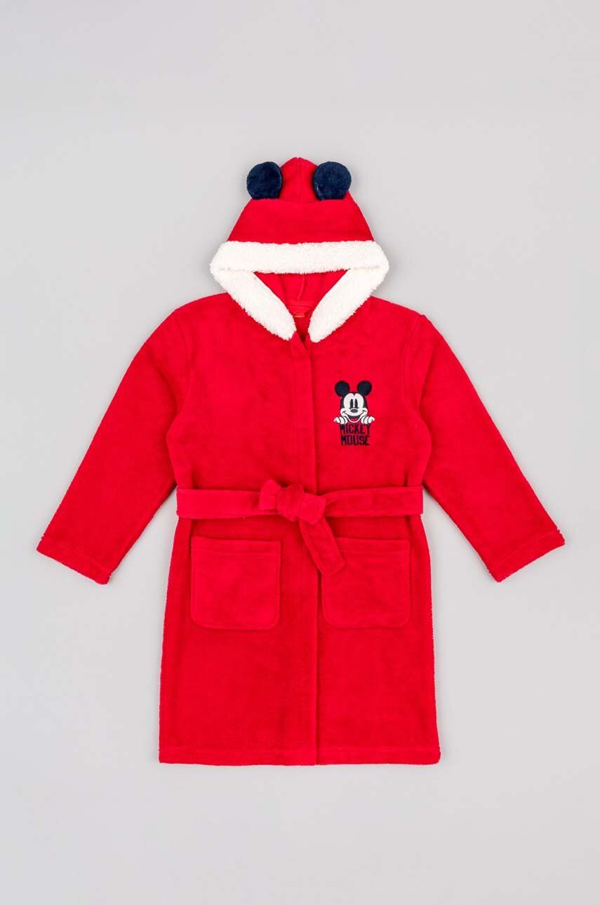 zippy szlafrok dziecięcy kolor czerwony