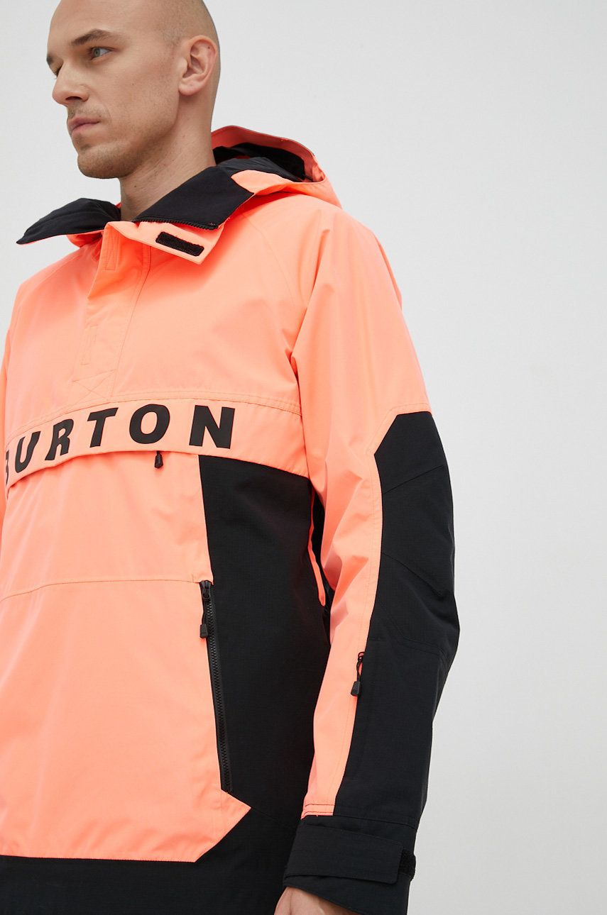 Burton kurtka Frostner kolor pomarańczowy