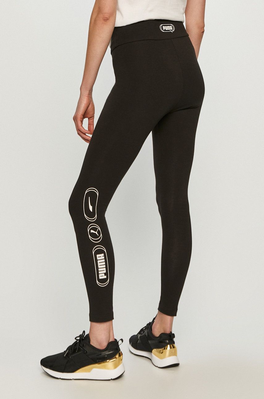 Puma Legginsy 585836 damskie kolor czarny