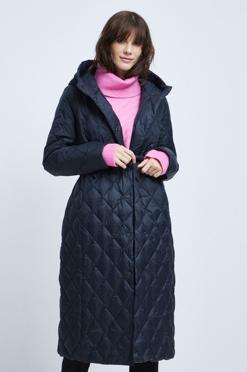 Medicine Płaszcz puchowy kolor czarny zimowy