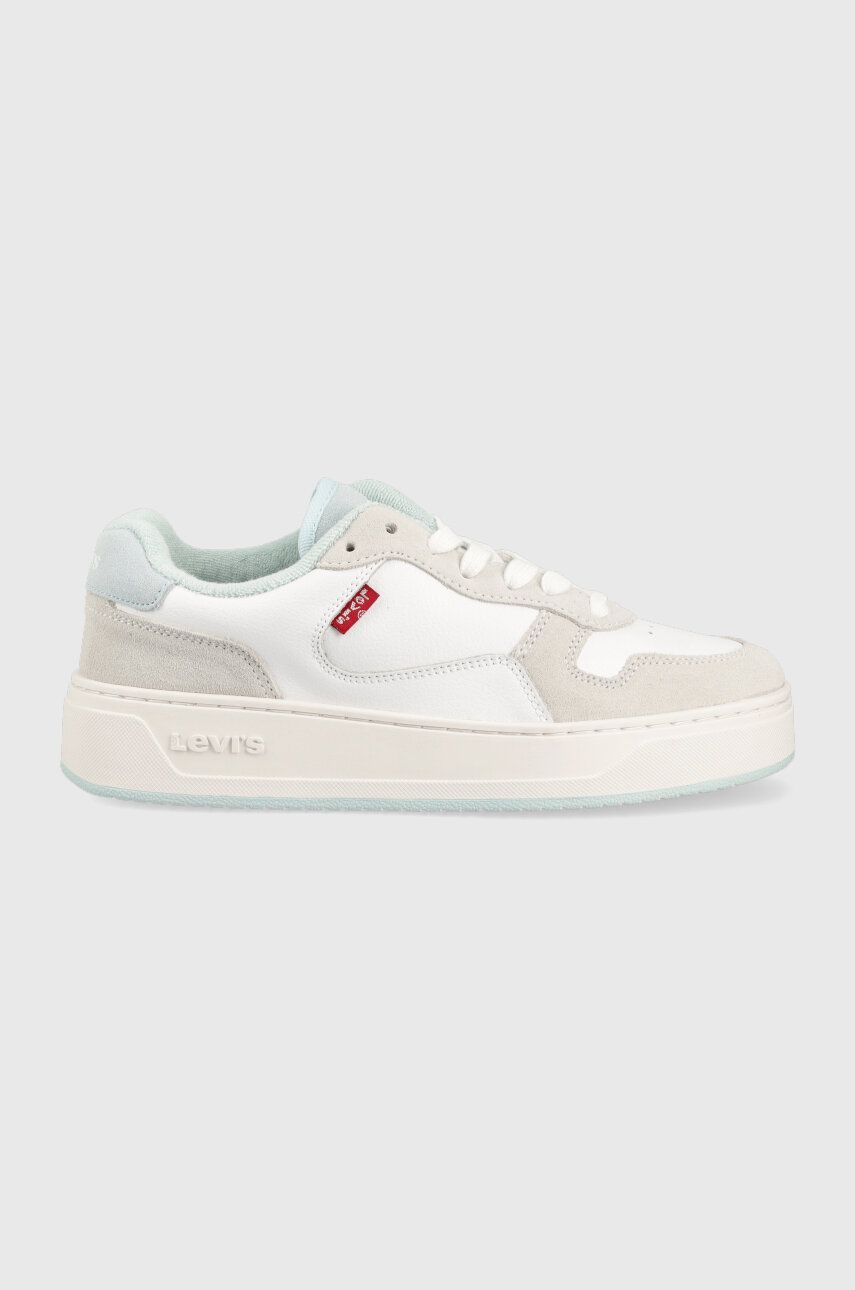 Levi's sneakersy skórzane Glide S kolor biały D7522-0003 235201