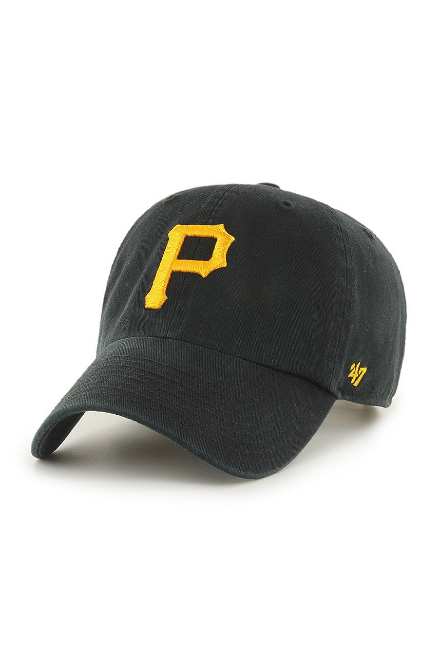 47brand Czapka MLB Pittsburgh Pirates kolor czarny z aplikacją