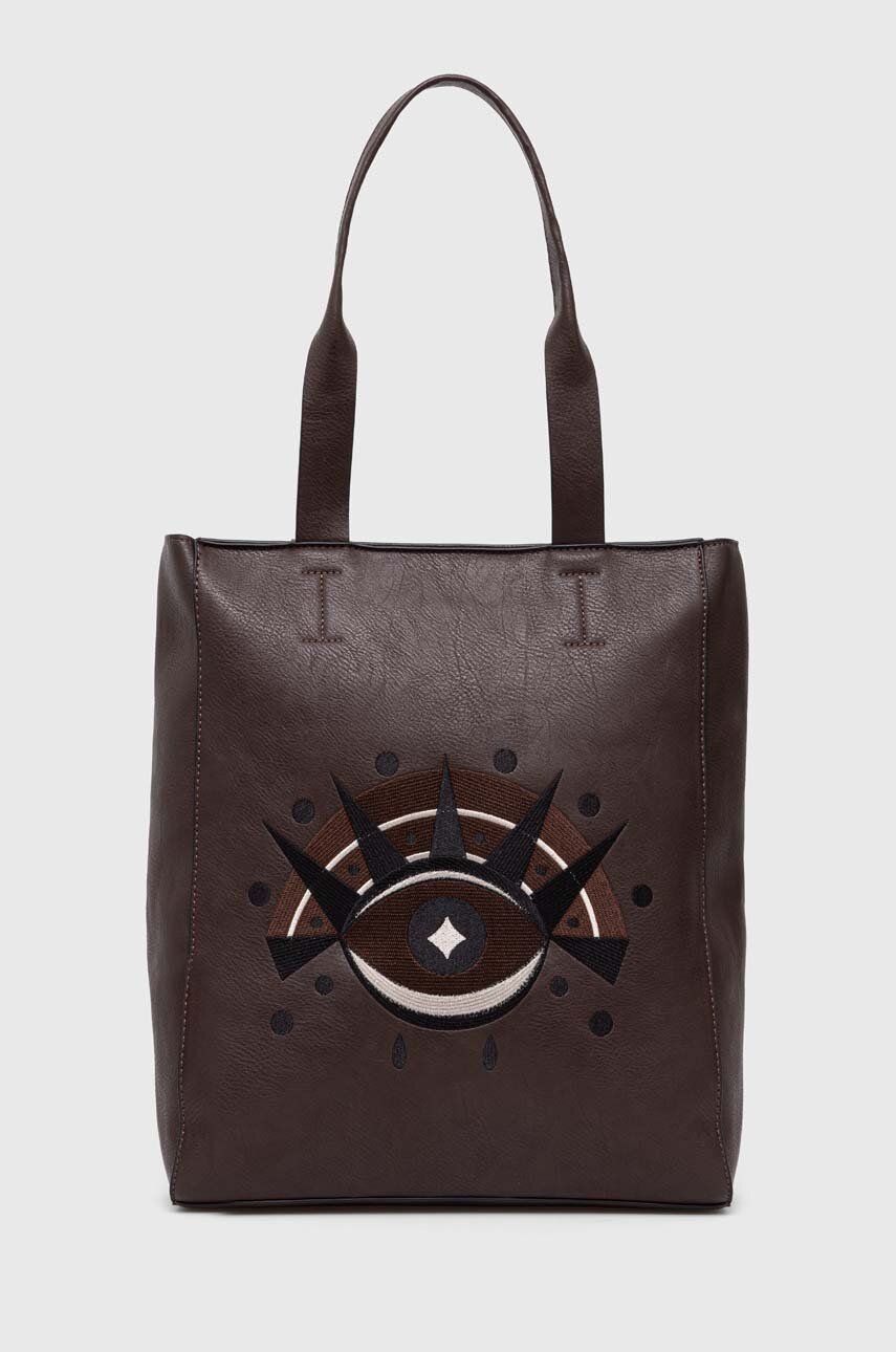 Medicine torebka kolor brązowy