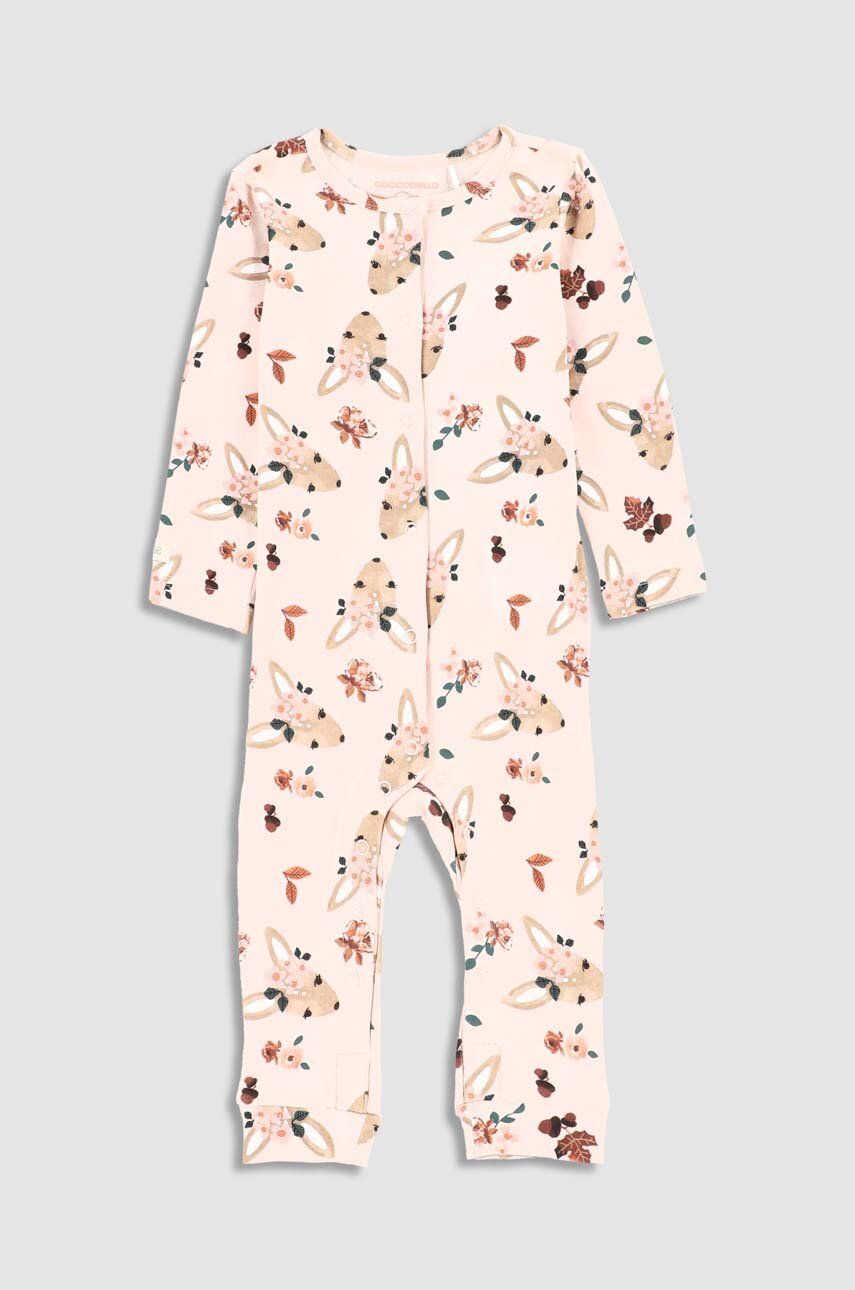 Coccodrillo rampers bawełniany niemowlęcy