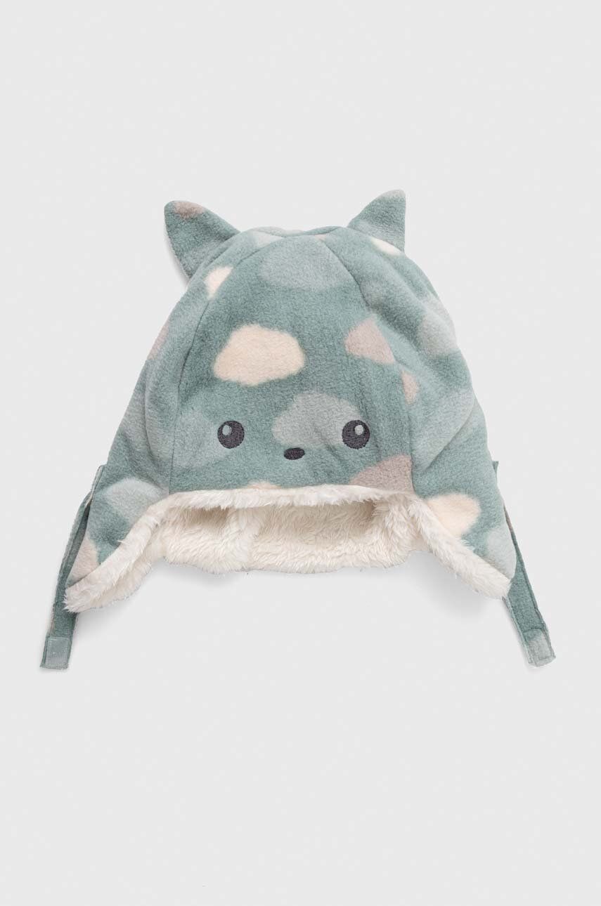 United Colors of Benetton czapka dziecięca kolor zielony