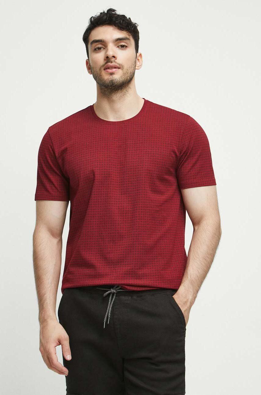 Medicine t-shirt bawełniany kolor bordowy