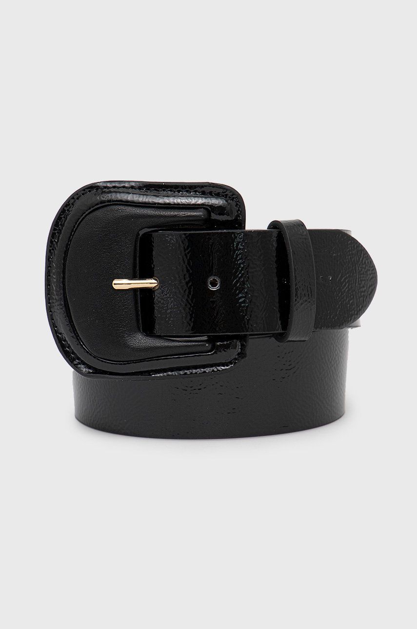 Sisley pasek damski kolor czarny