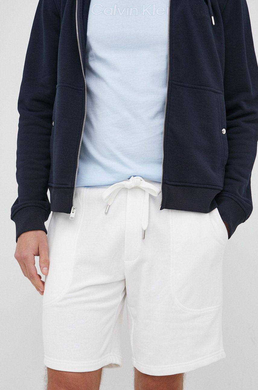 Drykorn szorty męskie kolor biały