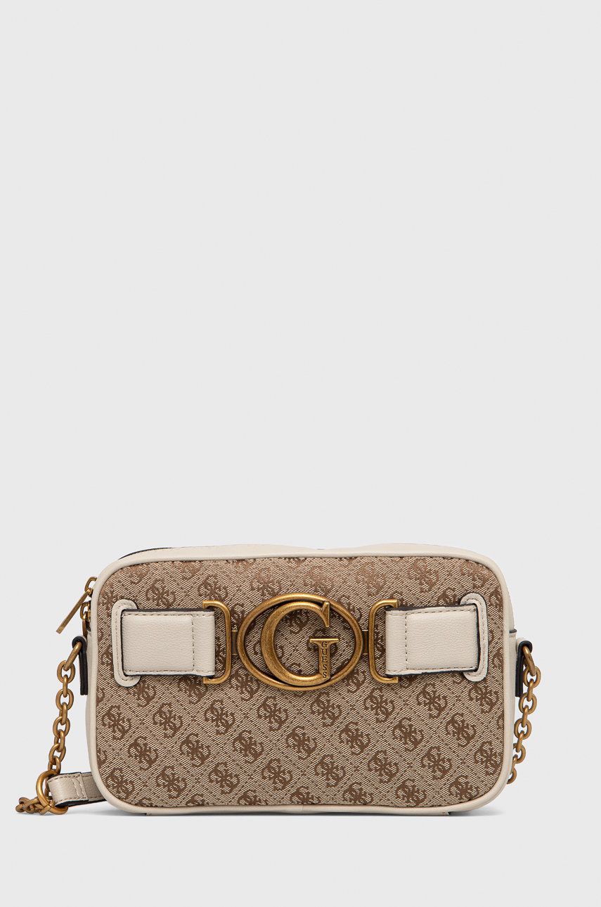 Guess torebka kolor beżowy