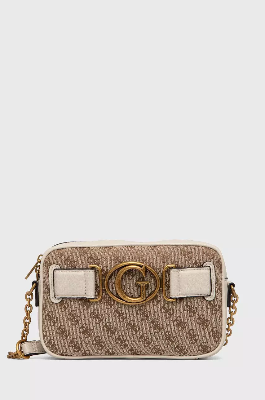 Guess torebka kolor beżowy