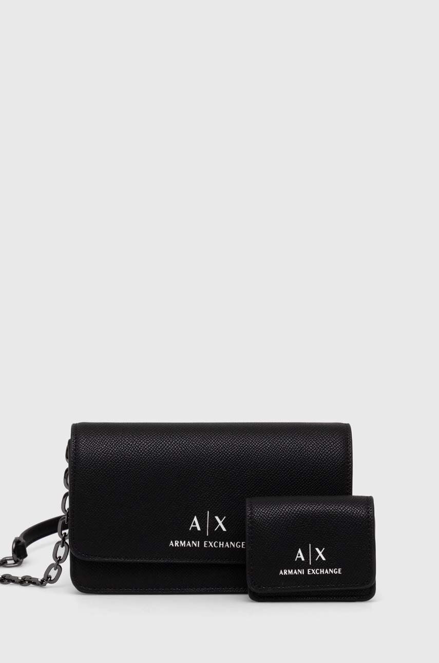 Armani Exchange torebka kolor czarny