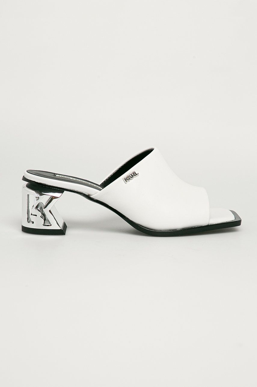 Karl Lagerfeld - Klapki skórzane KL30600.011
