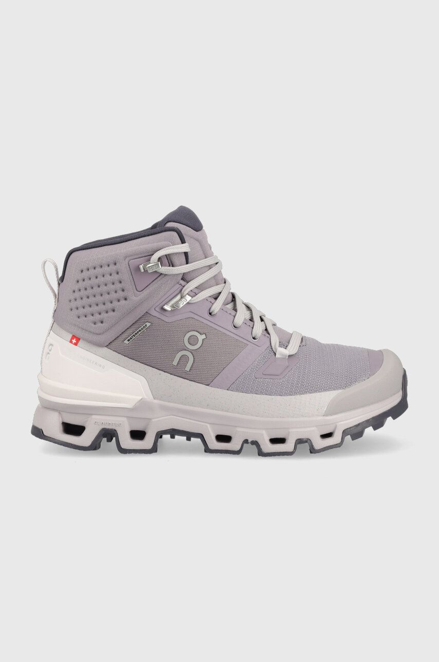 On-running buty Cloudrock 2 Waterproof damskie kolor fioletowy