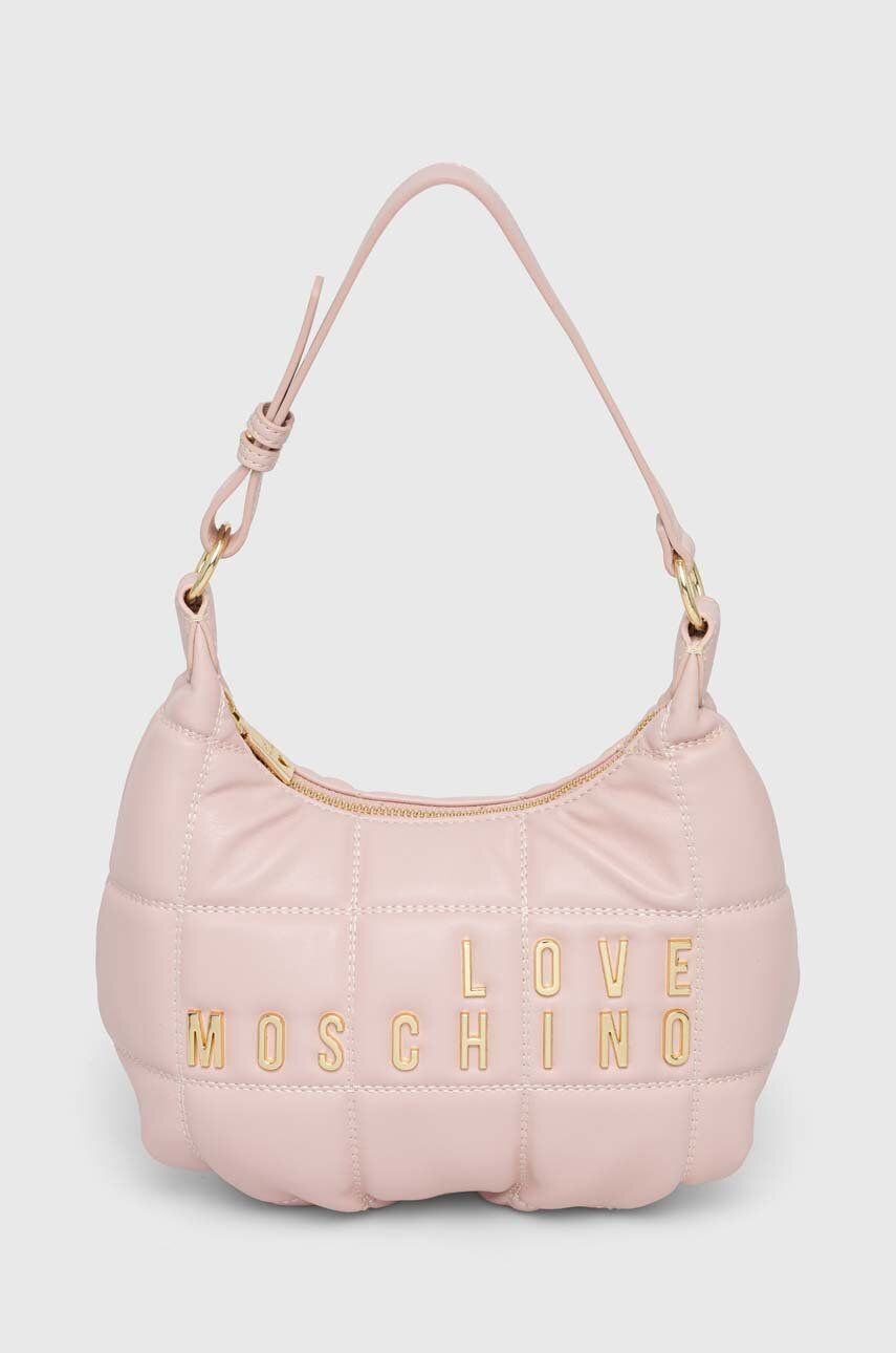 Love Moschino torebka kolor różowy